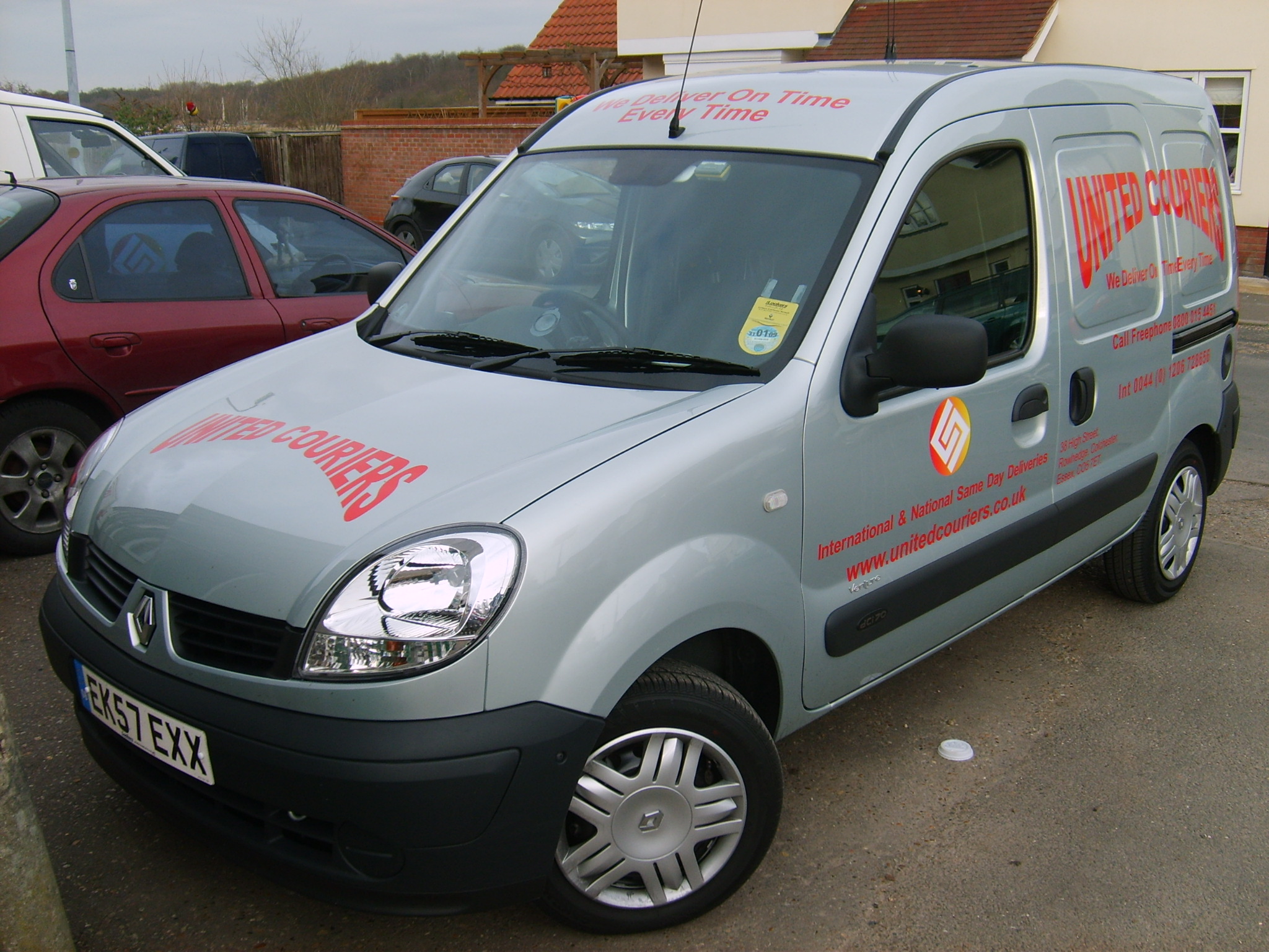 Our brand new Kangoo van that we have just taken delivery of 09/02/2008